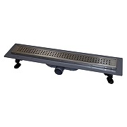 Душевой лоток Azario Cube AZCP11-50 Cube с решеткой цвет Нержавеющая сталь