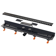 Душевой лоток Azario Medium AZ-CH 650/50 MC с решеткой цвет Черный-1