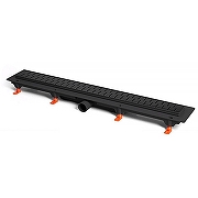 Душевой лоток Azario Medium AZ-CH 850/50 MC с решеткой цвет Черный