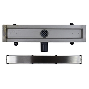 Душевой лоток Azario Ceramic AZPP01-40 Ceramic с решеткой цвет Нержавеющая сталь / под плитку-2