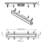 Душевой лоток Azario AZT13700 с решеткой цвет Нержавеющая сталь-7