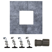 Душевой трап Azario AZZ1150 с решеткой цвет Нержавеющая сталь-4