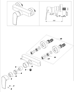 Смеситель для душа Azario Treya AZ-15680621 цвет Хром-2
