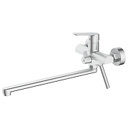 Смеситель для ванны Azario Alanti AZ-K1732BN универсальный цвет Сатин-1