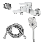 Смеситель для ванны Azario Arida AZ-K3054BN цвет Сатин