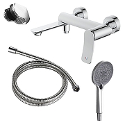 Смеситель для ванны Azario Escaro AZ-K3074 цвет Хром