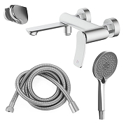 Смеситель для ванны Azario Escaro AZ-K3074BN цвет Сатин