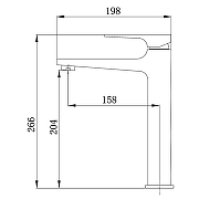 Смеситель для раковины Azario Arida AZ-K9054MG цвет Золото матовое-1