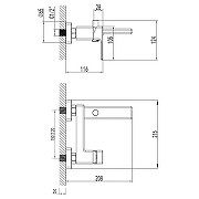 Смеситель для ванны Azario Blake AZ-VBT238205C цвет Хром-5
