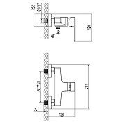 Смеситель для душа Azario Eddie AZ-WQY338207PA цвет Черный матовый-5