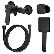 Смеситель для душа Azario Elvis AZ-WWK338155PA цвет Черный матовый