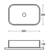 Раковина-чаша Azario 50 AZ-2284 цвет Белый-2