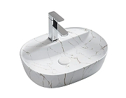 Раковина Azario 50.5 AZ-2202-M851 цвет Светлый мрамор