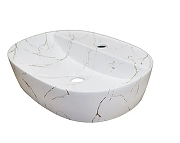 Раковина Azario 50.5 AZ-2202-M851 цвет Светлый мрамор-1