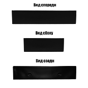 Раковина Azario 50 AZ-2173-S-MB цвет Черный матовый-2