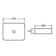 Раковина-чаша Azario 51 AZ-2178-MW цвет Белый матовый-4