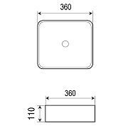 Раковина-чаша Azario 36 AZ-2179-S-MB цвет Черный матовый-3
