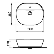 Раковина Azario 50 AZ-2202 SP цвет Белый-3
