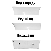 Раковина Azario 41 AZ-2257 цвет Белый глянцевый-3