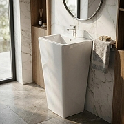 Раковина Azario Fretta Square 44 AZ-303 цвет Белый-4