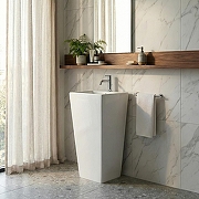 Раковина Azario Fretta Square 44 AZ-303 цвет Белый-5