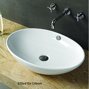 Раковина-чаша Azario 63 AZ-3077 SP цвет Белый-1