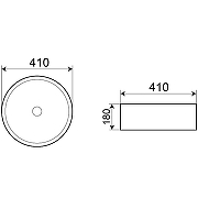 Раковина-чаша Azario 41 AZ-3272-MW цвет Белый матовый-3