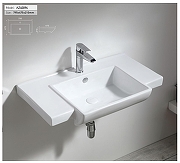 Раковина Azario 79.5 AZ-40094 цвет Белый-1