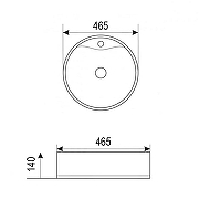 Раковина Azario 46.5 AZ4104 цвет Белый-2
