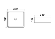 Раковина-чаша Azario 38 AZ4566 цвет Белый-2