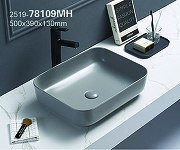 Раковина-чаша Azario 50 AZ-78109MH цвет Светло-серый матовый-1