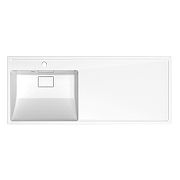 Раковина Azario Paola Magenta 120 L CS00078451 с местом под стиральную машину цвет Белый-2