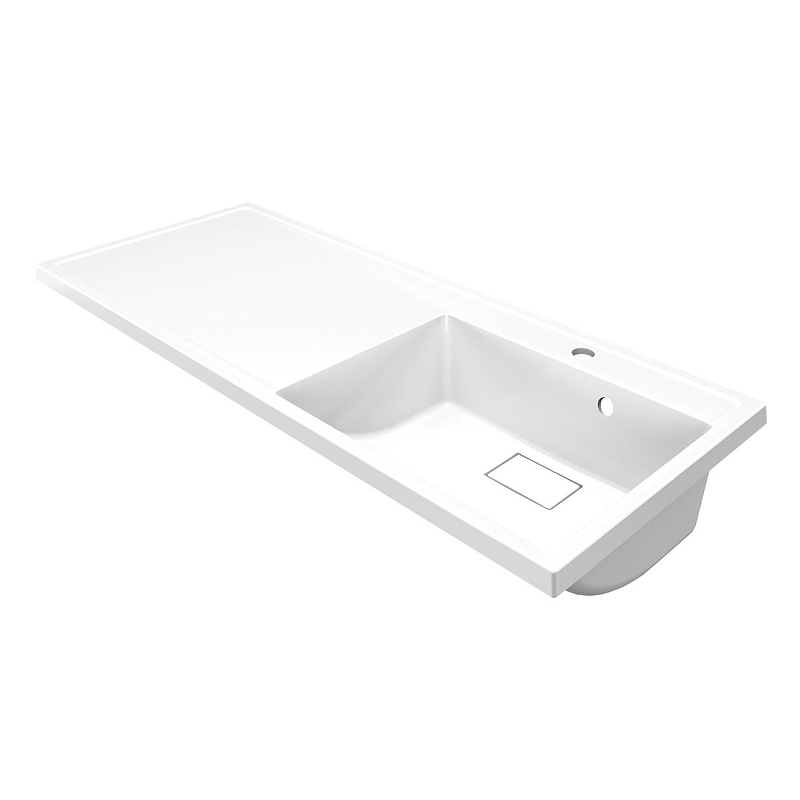 Раковина Azario Paola Magenta 120 R CS00078452 с местом под стиральную машину 