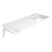 Раковина Azario Paola Magenta 120 R CS00078452 с местом под стиральную машину цвет Белый-4