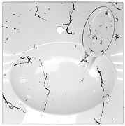 Раковина Azario Carmen 60.5 CS00078503 на стиральную машину цвет Белый