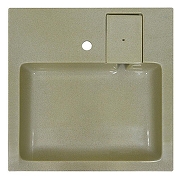 Раковина Azario Monako 60 CS00079880 на стиральную машину цвет Бежевый-1