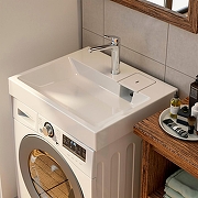 Раковина Azario Sharp New 60 CS00105718 на стиральную машину цвет Белый-5