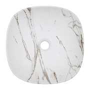 Раковина-чаша Azario 37 AZ-2184+M845 цвет Светлый мрамор-2