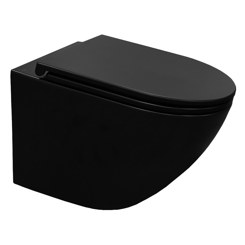 Унитаз Azario Grado AZ-0046-UQ3-MB подвесной 