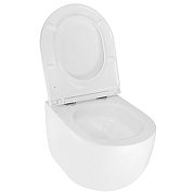 Унитаз Azario Terso AZ-092E-UQ3 подвесной цвет Белый с сиденьем Микролифт-3