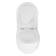 Унитаз Azario Terso AZ-092E-UQ3 подвесной цвет Белый с сиденьем Микролифт-4