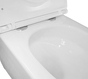 Унитаз Azario Terso AZ-092E-UQ3 подвесной цвет Белый с сиденьем Микролифт-6