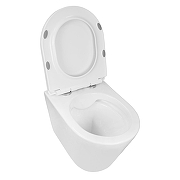 Унитаз Azario Vento AZ-1046 подвесной цвет Белый с сиденьем Микролифт-2