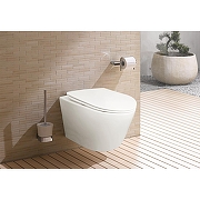 Унитаз Azario Vento AZ-1046 подвесной цвет Белый с сиденьем Микролифт-10