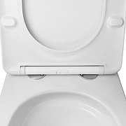 Унитаз Azario Lista AZ-1177T подвесной цвет Белый с сиденьем Микролифт-3