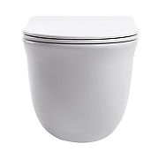 Унитаз Azario Lista AZ-1177T подвесной цвет Белый с сиденьем Микролифт-8