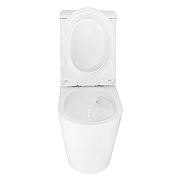 Унитаз компакт Azario Lander AZ-1257A цвет Белый с бачком и сиденьем Микролифт-4