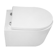 Унитаз Azario Velo AZ-1273WHD подвесной цвет Белый с сиденьем Микролифт-1