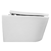 Унитаз Azario Velo AZ-1273WHD подвесной цвет Белый с сиденьем Микролифт-2