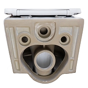 Унитаз Azario Velo AZ-1273WHD подвесной цвет Белый с сиденьем Микролифт-7